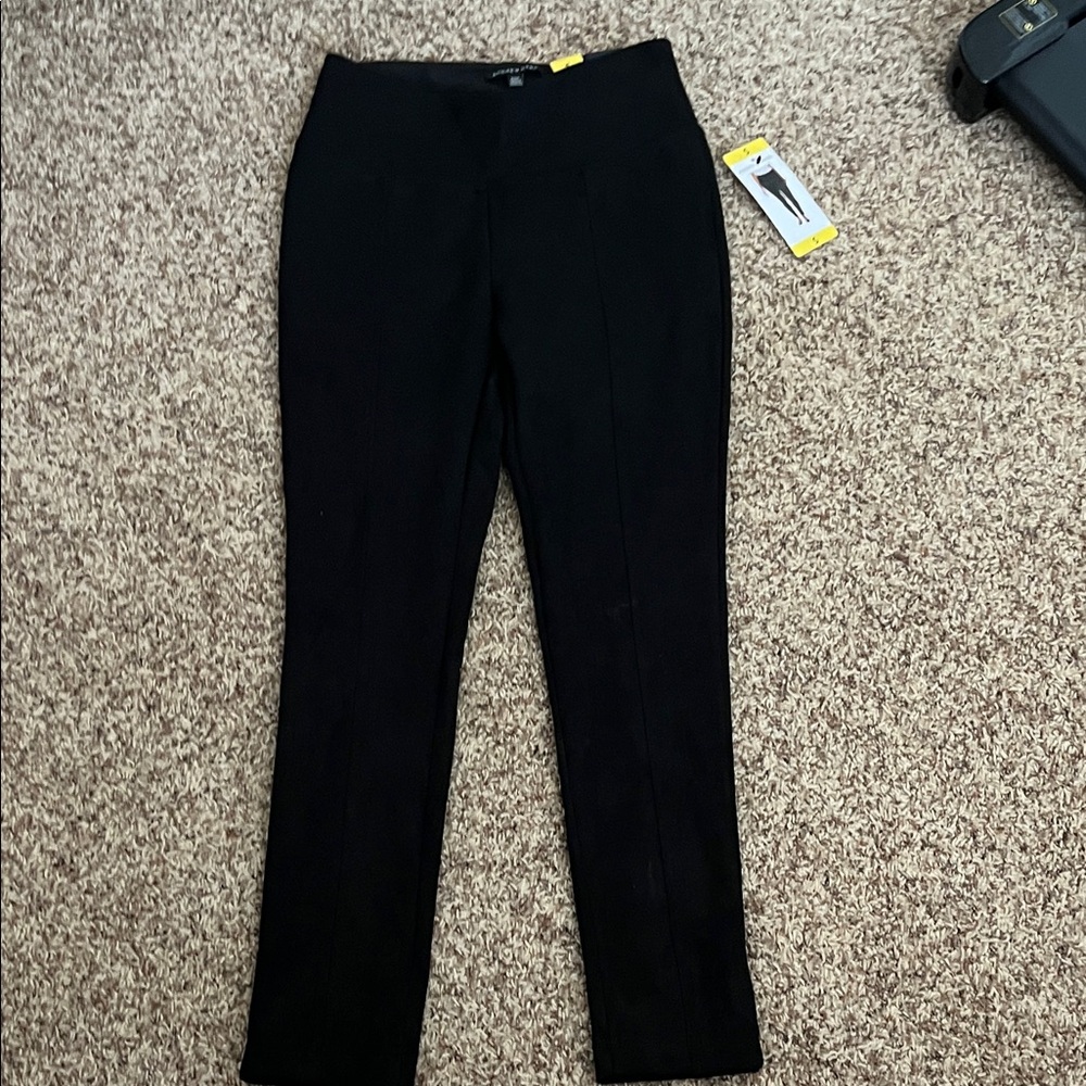 Andrew Marc Womens Classic Black Dress Leggings NWT